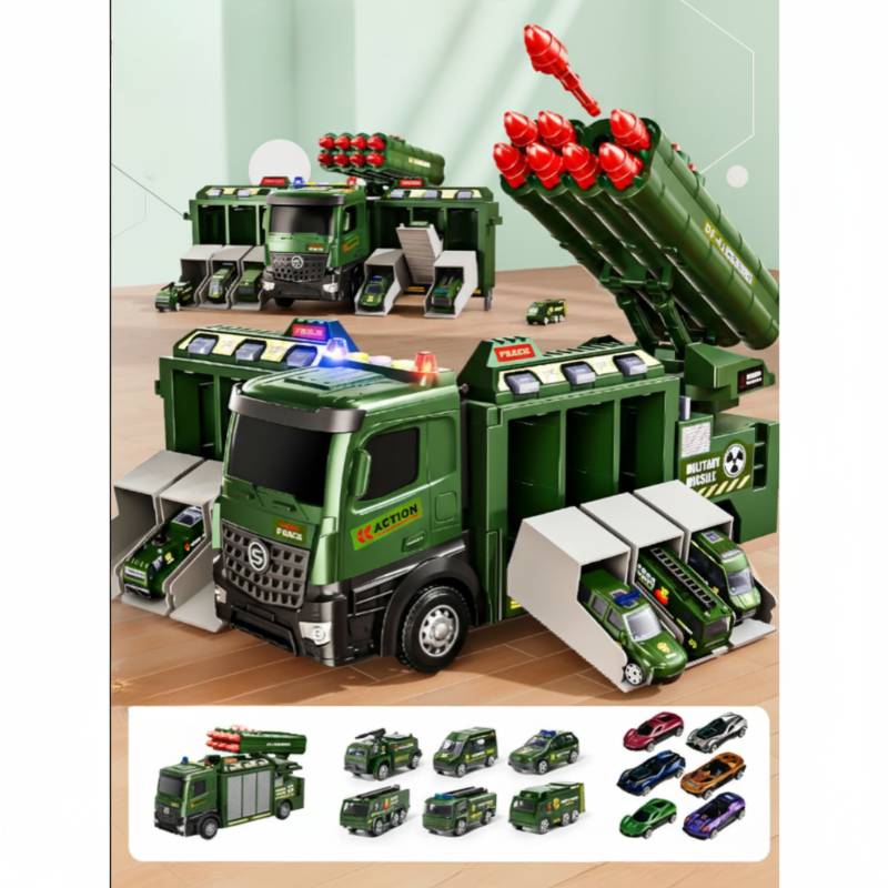 MegaTank – Robust og innovativ – militær lastbil 8 Raketter | Pädagogisches Holzspielzeug MegaTank – Robust og innovativ – militær lastbil 8 Raketter | Pädagogisches Holzspielzeug von Mein Kleines Baby