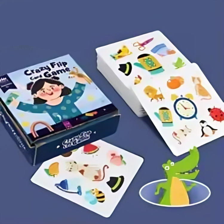 Memory Dobble Game™ - Lernen&Abenteuer - Memory-Kartenspiel Speicherkarte Spiel exkl. Klingel | Pädagogisches Holzspielzeug von Mein Kleines Baby