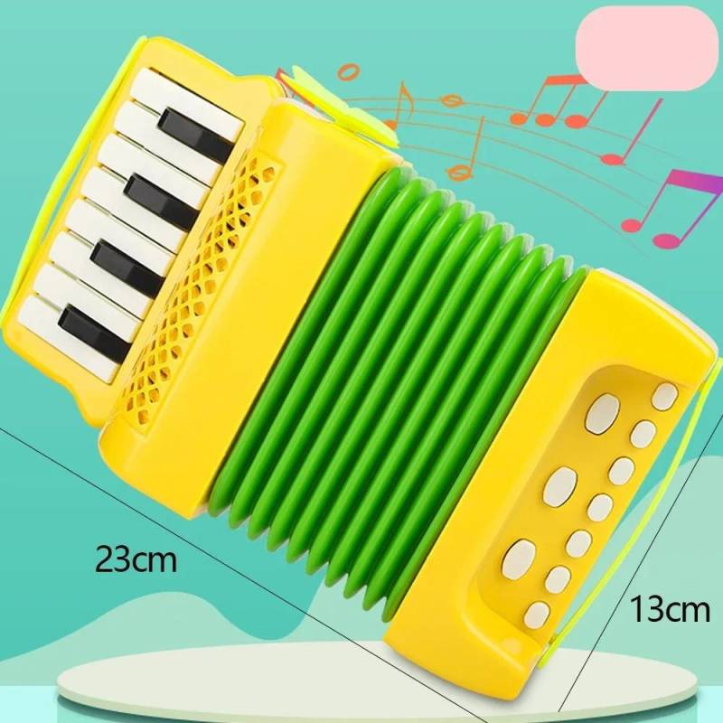 Mini Accordeon – Rytme & sjov – Børneakkordeon Gul | Pädagogisches Holzspielzeug Mini Accordeon – Rytme & sjov – Børneakkordeon Gul | Pädagogisches Holzspielzeug von Mein Kleines Baby