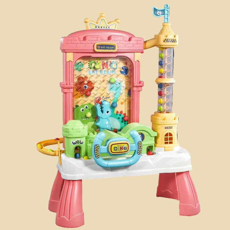 Mini Claw Machine– Greifen und gewinnen – Spielzeugautomat Rosa / Klein (38.5 x 22.6 x 13 cm) | Pädagogisches Holzspielzeug von Mein Kleines Baby