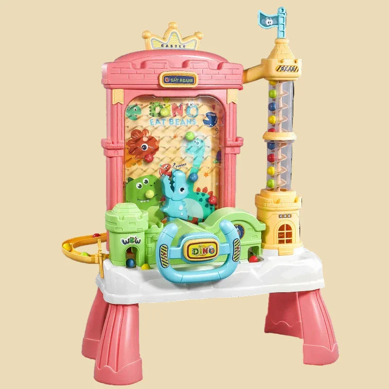 Mini Claw Machine – Grib & Vind – Legetøjsautomat Lyserød / Lille (38.5 x 22.6 x 13 cm) | Pädagogisches Holzspielzeug von Mein Kleines Baby