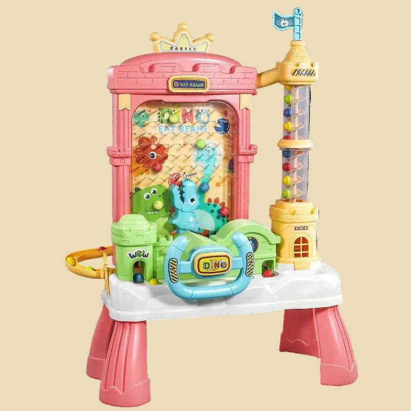 Mini Claw Machine – Grib & Vind – Legetøjsautomat Lyserød / Lille (38.5 x 22.6 x 13 cm) | Pädagogisches Holzspielzeug von Mein Kleines Baby