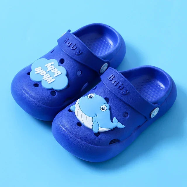 Mini Fashion™ - Åndbart Design - Børneslippers Blå / XXS (6-12 måneder) | Pädagogisches Holzspielzeug von Mein Kleines Baby