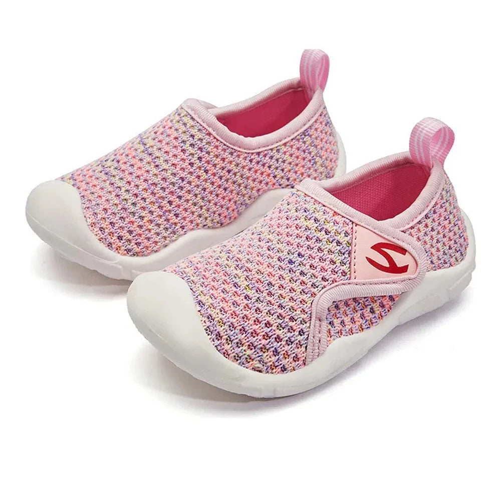 Mini Fashion™ - Atmungsaktiv&Flexibel - Kinderschuhe Hellrosa / 20 (6-9 Monate) | Pädagogisches Holzspielzeug von Mein Kleines Baby