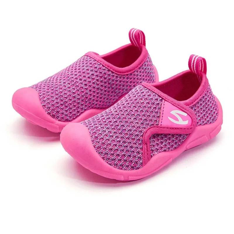 Mini Fashion™ - Atmungsaktiv&Flexibel - Kinderschuhe Rosa / 20 (6-9 Monate) | Pädagogisches Holzspielzeug von Mein Kleines Baby