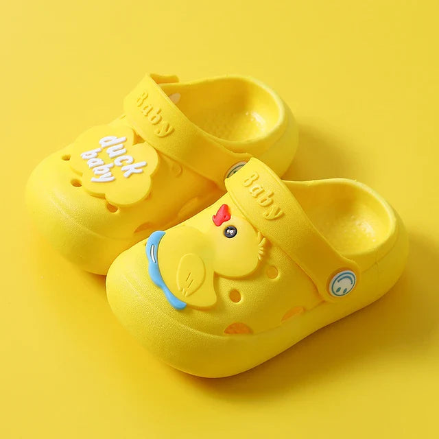 Mini Fashion™ - Atmungsaktives Design - Kinder Slipper Gelb / XS (12-18 Monate) | Pädagogisches Holzspielzeug von Mein Kleines Baby