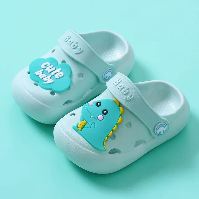 Mini Fashion™ - Atmungsaktives Design - Kinder Slipper Minzblau / S (18-24 Monate) | Pädagogisches Holzspielzeug von Mein Kleines Baby