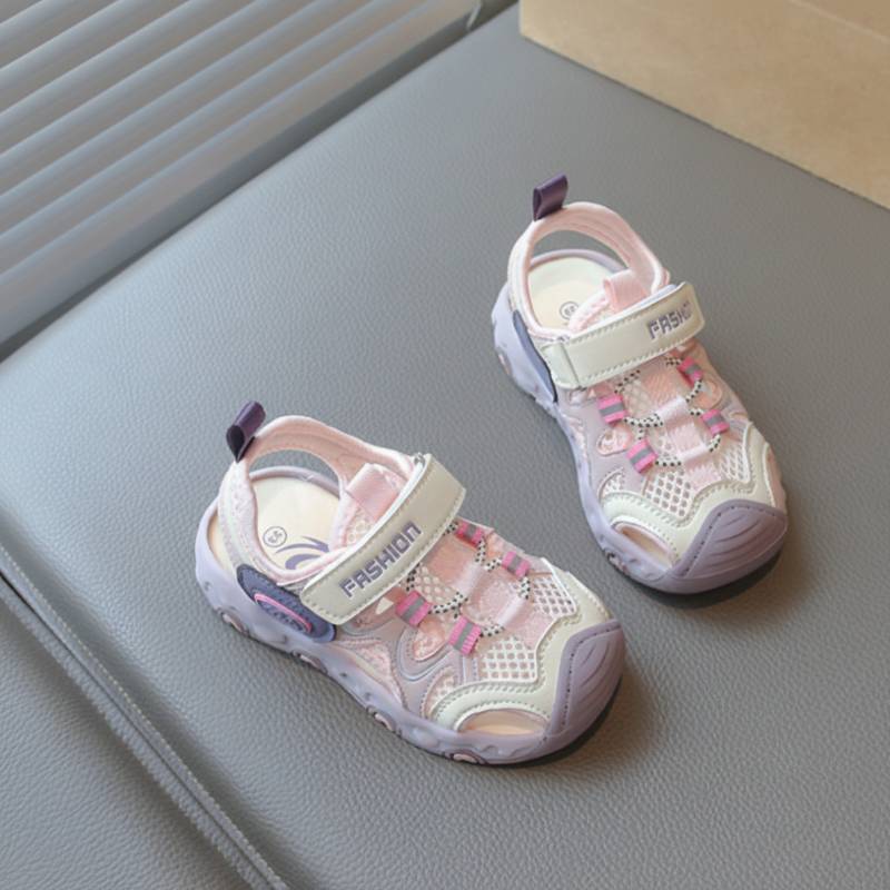Mini Fashion™ - Atmungsaktives Design – Kindersandalen Blütenrosa / 28 (4.5–5 Jahre) | Pädagogisches Holzspielzeug von Mein Kleines Baby