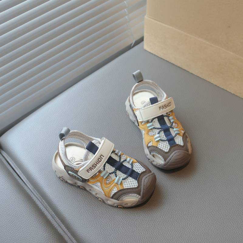 Mini Fashion™ - Atmungsaktives Design – Kindersandalen Explorer Khaki / 22 (1.5–2 Jahre) | Pädagogisches Holzspielzeug von Mein Kleines Baby