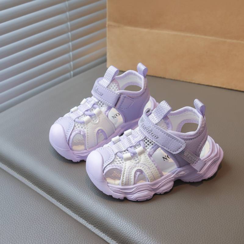 Mini Fashion™ - Atmungsaktives Design – Kindersandalen Lavendel violett / 29 (5–5.5 Jahre) | Pädagogisches Holzspielzeug von Mein Kleines Baby