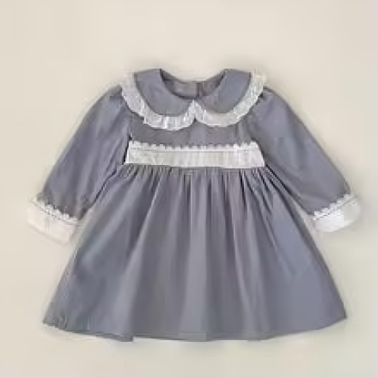 Mini Fashion™ - Bequem&Stylisch - Frühling Strampelkleider Kinder Kleid - Hellblau / 62 (2-4 Monate) | Pädagogisches Holzspielzeug von Mein Kleines Baby