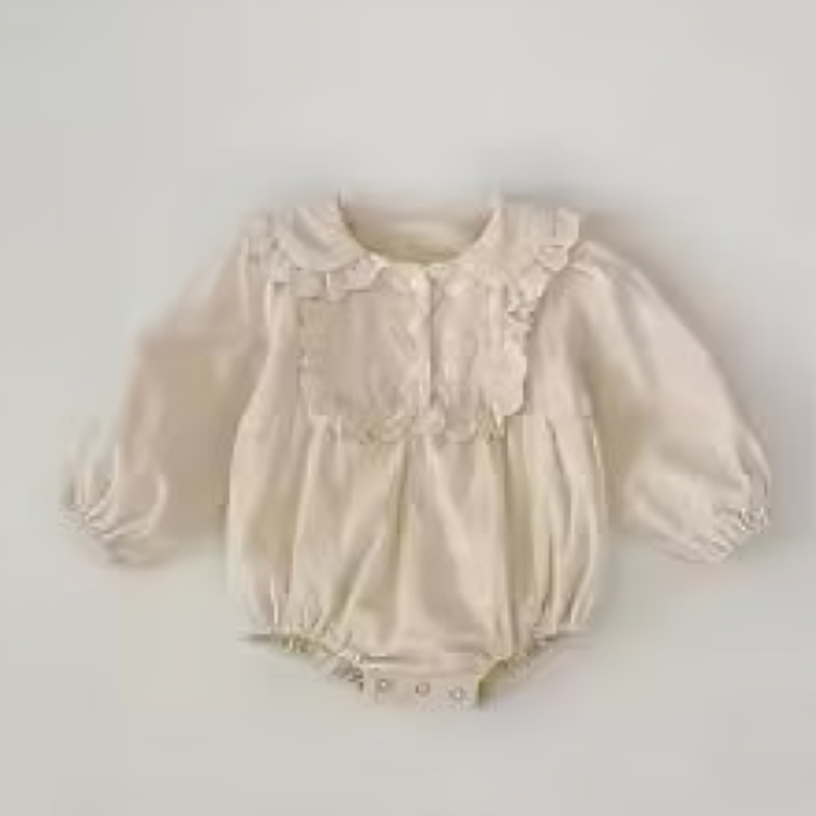 Mini Fashion™ - Bequem&Stylisch - Frühling Strampelkleider Kinder Strampler - Beige / 90 (18-24 Monate) | Pädagogisches Holzspielzeug von Mein Kleines Baby