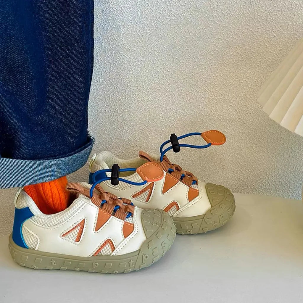 Mini Fashion™ - Bequem&aktiv - Kinder-Turnschuhe Weiß / 28 (4-5 Jahre) | Pädagogisches Holzspielzeug von Mein Kleines Baby