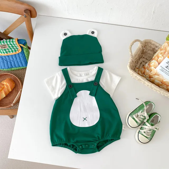 Mini Fashion™ - Blød & Komfortabel - Frø Babydragt 66 (0-6 måneder) | Pädagogisches Holzspielzeug von Mein Kleines Baby