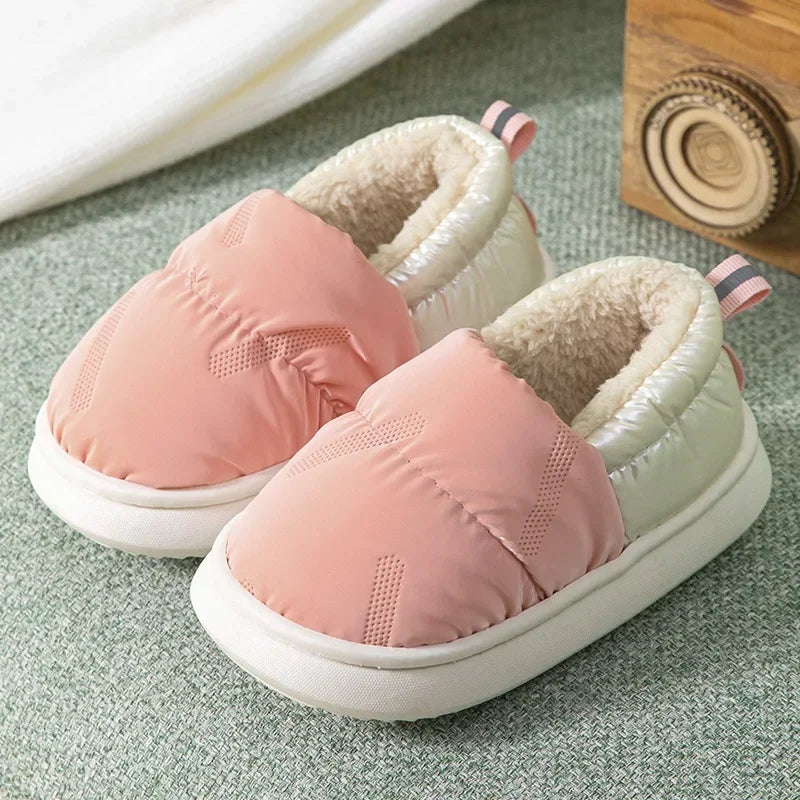 Mini Fashion™ - Bløde og varme med fleeceforing - Vintertøfler Lyserød / 22-23 (1-2 År) | Pädagogisches Holzspielzeug von Mein Kleines Baby