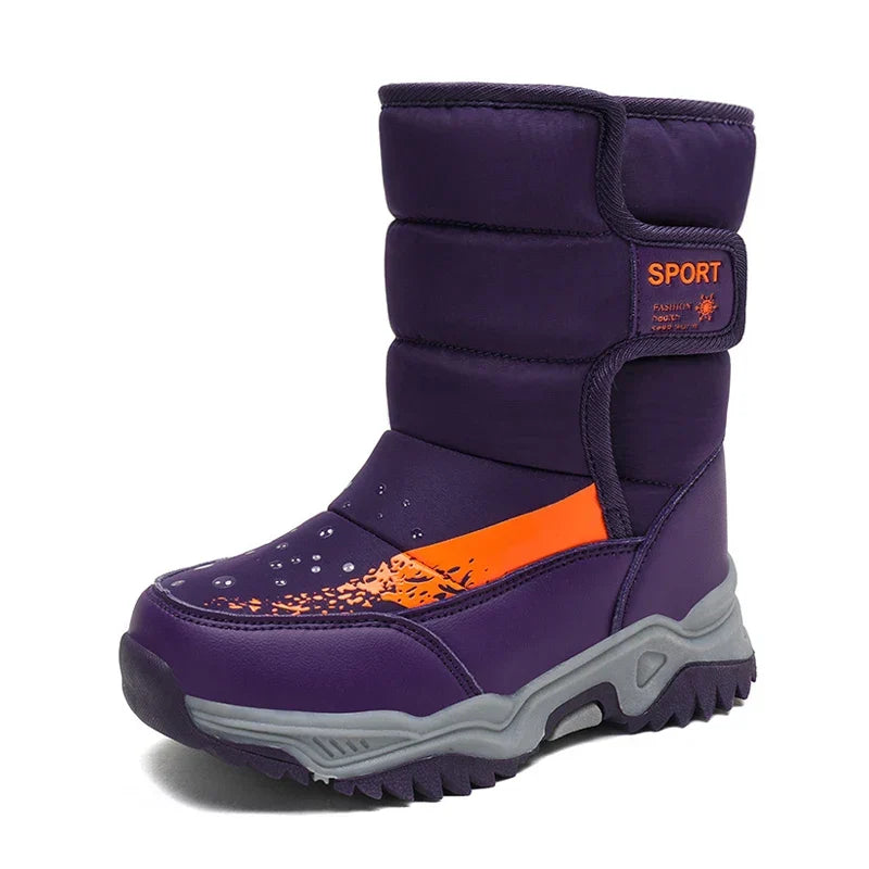 Mini Fashion™ - Blødt plysfor - Vinterstøvler Lilla / 36 (9-10 år) | Pädagogisches Holzspielzeug von Mein Kleines Baby