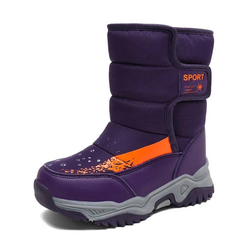 Mini Fashion™ - Blødt plysfor - Vinterstøvler Lilla / 36 (9-10 år) | Pädagogisches Holzspielzeug von Mein Kleines Baby