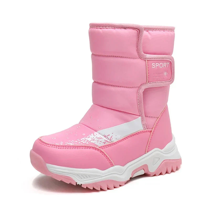 Mini Fashion™ - Blødt plysfor - Vinterstøvler Lyserød / 35 (8-9 år) | Pädagogisches Holzspielzeug von Mein Kleines Baby