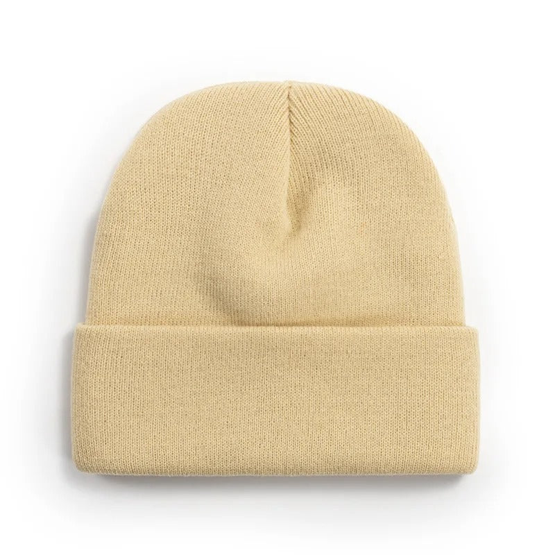 Mini Fashion™ - Eigener Schriftart - Personalisierte Beanie-Mütze Beige / 3 / S (0-18 Monate) | Pädagogisches Holzspielzeug von Mein Kleines Baby