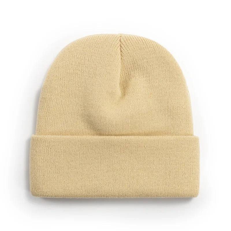 Mini Fashion™ - Eigener Schriftart - Personalisierte Beanie-Mütze Beige / 3 / S (0-18 Monate) | Pädagogisches Holzspielzeug von Mein Kleines Baby