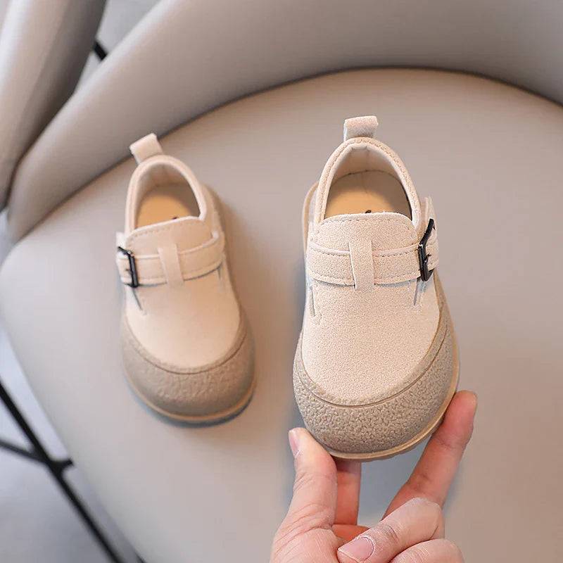 Mini Fashion™ - Erste Schritte - Retro-Kinderschuhe Beige / 20 (6-12 Monate) | Pädagogisches Holzspielzeug von Mein Kleines Baby