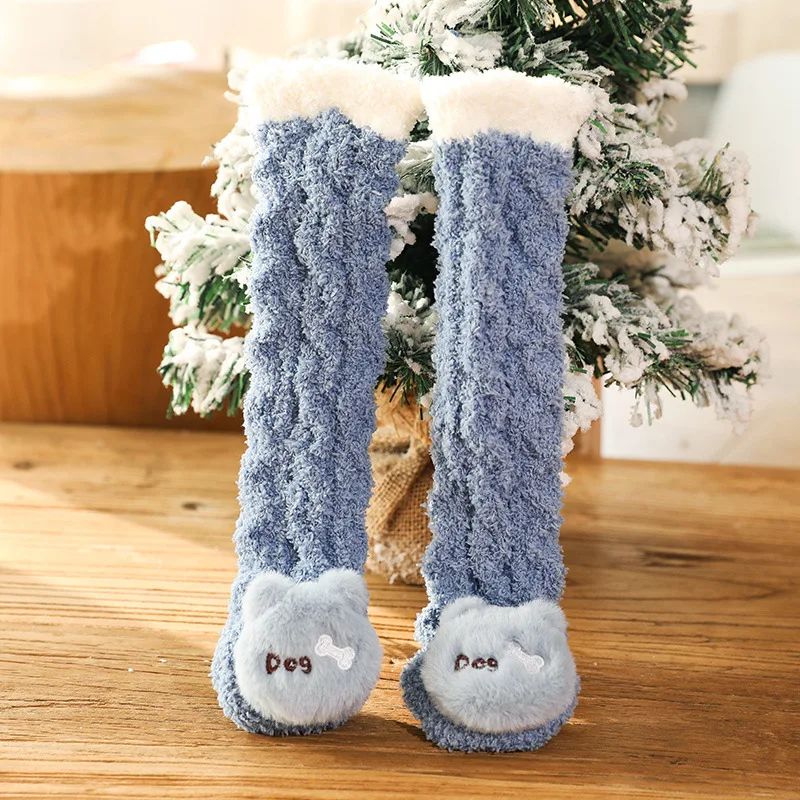 Mini Fashion™ - Extra Warm - Lange Baby-Socken Hund / S (0-12 Monate) | Pädagogisches Holzspielzeug von Mein Kleines Baby