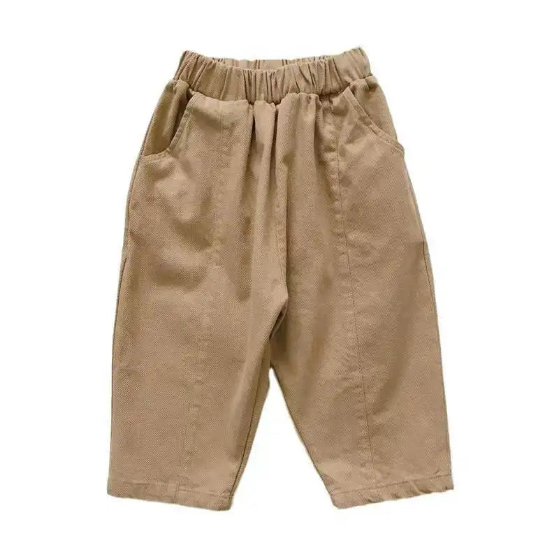 Mini Fashion™ - Für alle Jahreszeiten - Lange Hosen Khaki / 100 (3 Jahr) | Pädagogisches Holzspielzeug von Mein Kleines Baby