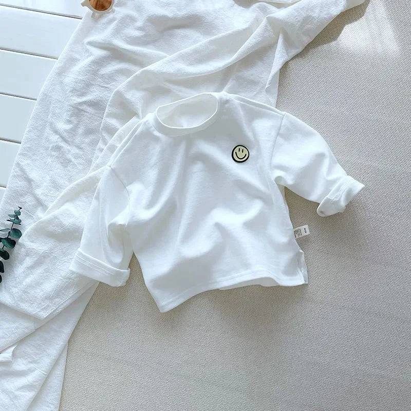 Mini Fashion™ - Geeignet für jede Jahreszeit - Langarmhemd Weiß / 140 (6-7 Jahr) | Pädagogisches Holzspielzeug von Mein Kleines Baby