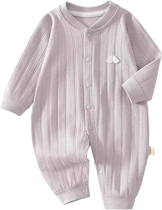 Mini Fashion™ - Gemütlich&Komfortabel - Baby-Pyjama Lila / 80 (9–12 Monate) | Pädagogisches Holzspielzeug von Mein Kleines Baby