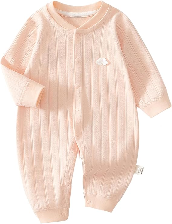 Mini Fashion™ - Gemütlich&Komfortabel - Baby-Pyjama Rosa / 66 (3–6 Monate) | Pädagogisches Holzspielzeug von Mein Kleines Baby