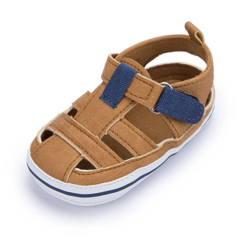 Mini Fashion™ - Leicht und bequem - Sandalen für Kleinkinder Braun / 2 (6-12 Monate) | Pädagogisches Holzspielzeug von Mein Kleines Baby