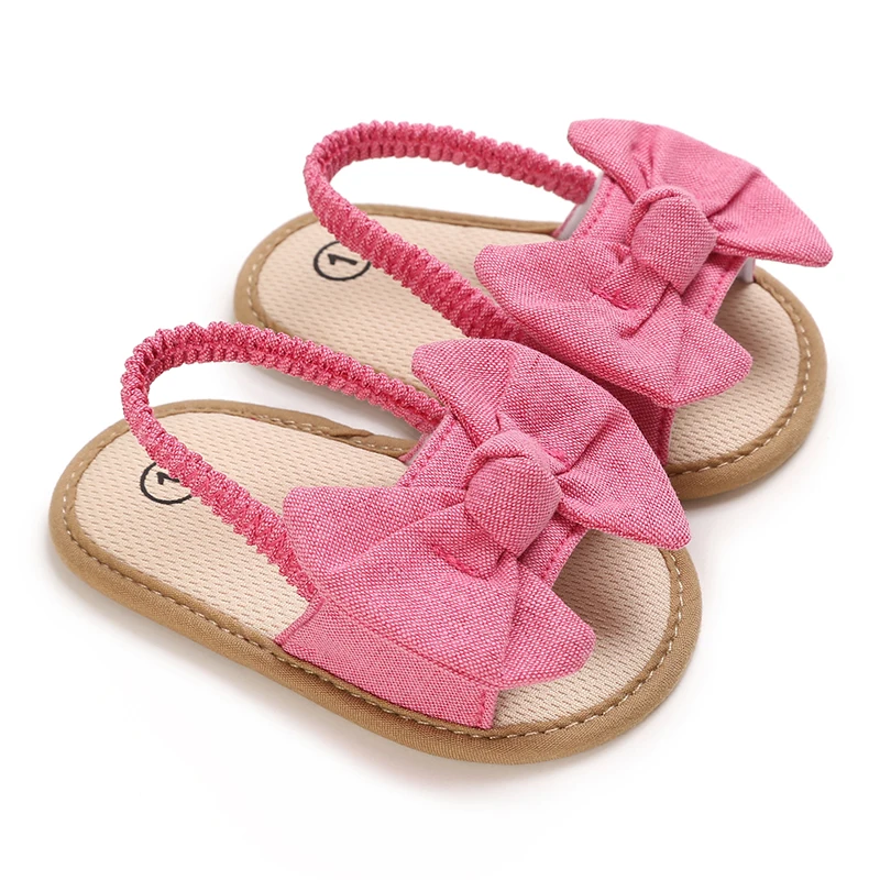 Mini Fashion™ - Lieblich&leicht - Baby Sandalen Pfirsich / 2 (6-12 Monate) | Pädagogisches Holzspielzeug von Mein Kleines Baby