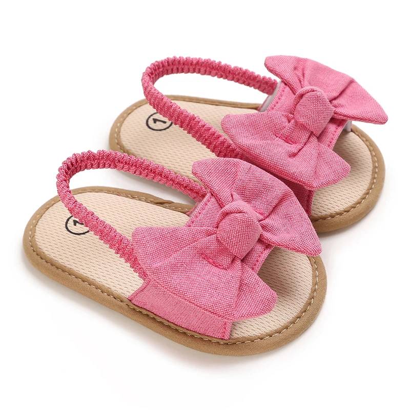 Mini Fashion™ - Lieblich&leicht - Baby Sandalen Pfirsich / 2 (6-12 Monate) | Pädagogisches Holzspielzeug von Mein Kleines Baby