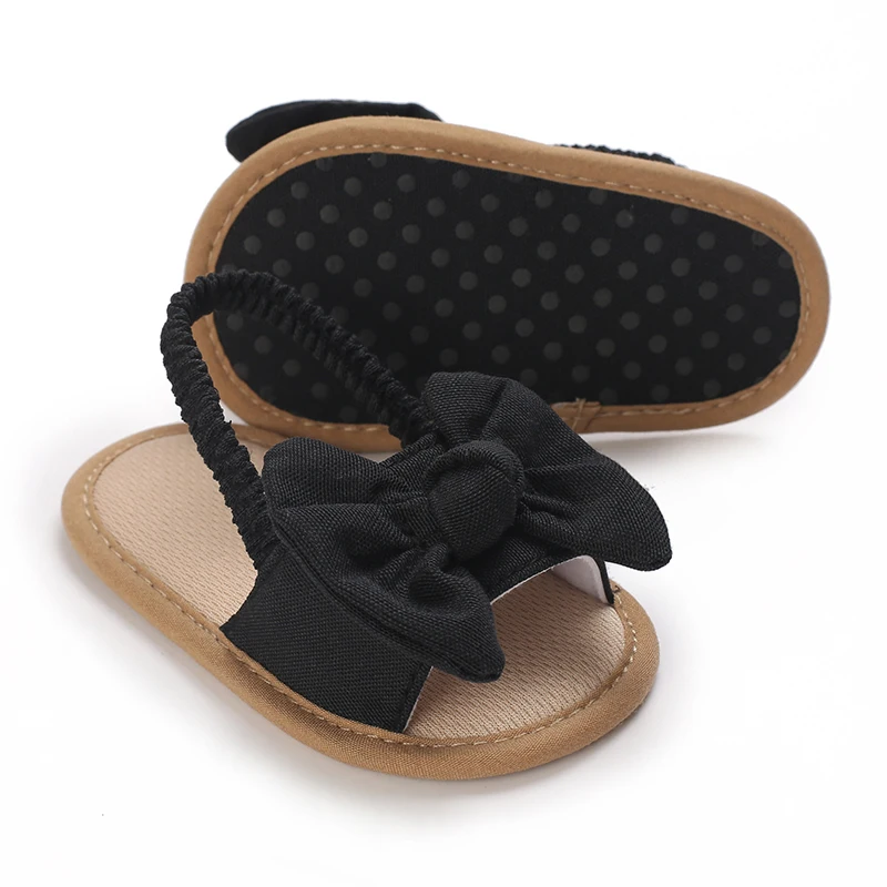 Mini Fashion™ - Lieblich&leicht - Baby Sandalen Schwarz / 3 (12-18 Monate) | Pädagogisches Holzspielzeug von Mein Kleines Baby