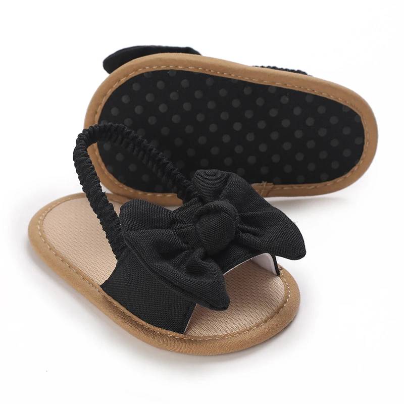 Mini Fashion™ - Lieblich&leicht - Baby Sandalen Schwarz / 3 (12-18 Monate) | Pädagogisches Holzspielzeug von Mein Kleines Baby