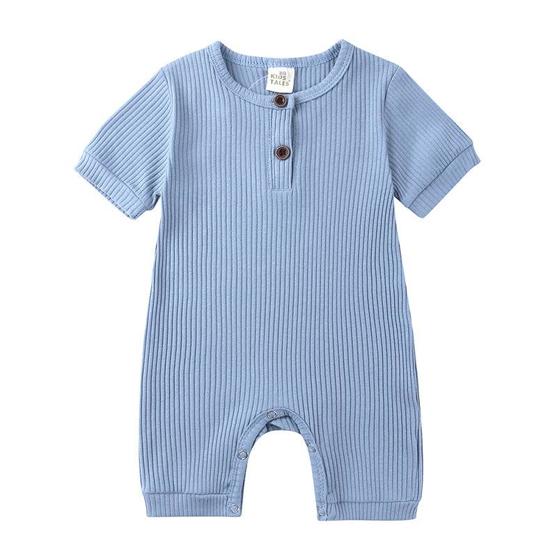 Mini Fashion™ - Luftig og åndbar - Romper til babyer Blå / 90 (12-18 måneder) | Pädagogisches Holzspielzeug von Mein Kleines Baby