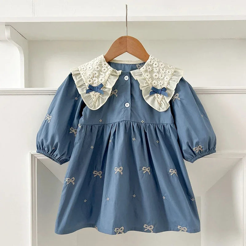 Mini Fashion™ - Märchen&Stil - Baby-Jurken Blau / 100 (3-4 Jahre) | Pädagogisches Holzspielzeug von Mein Kleines Baby