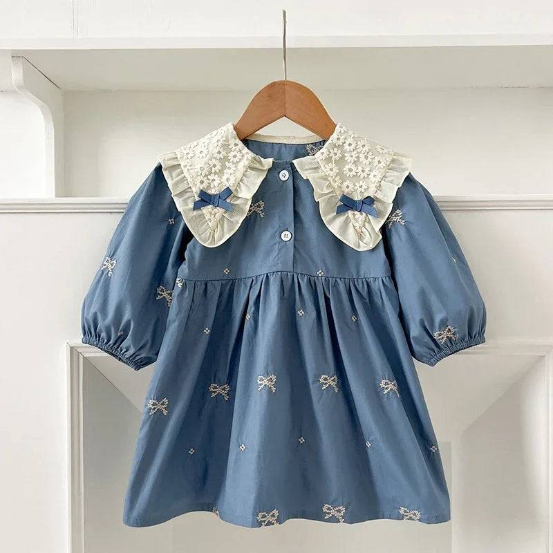 Mini Fashion™ - Märchen&Stil - Baby-Jurken Blau / 100 (3-4 Jahre) | Pädagogisches Holzspielzeug von Mein Kleines Baby