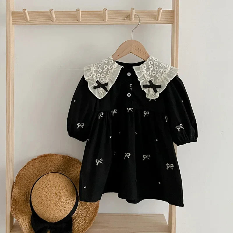 Mini Fashion™ - Märchen&Stil - Baby-Jurken Schwarz / 100 (3-4 Jahre) | Pädagogisches Holzspielzeug von Mein Kleines Baby