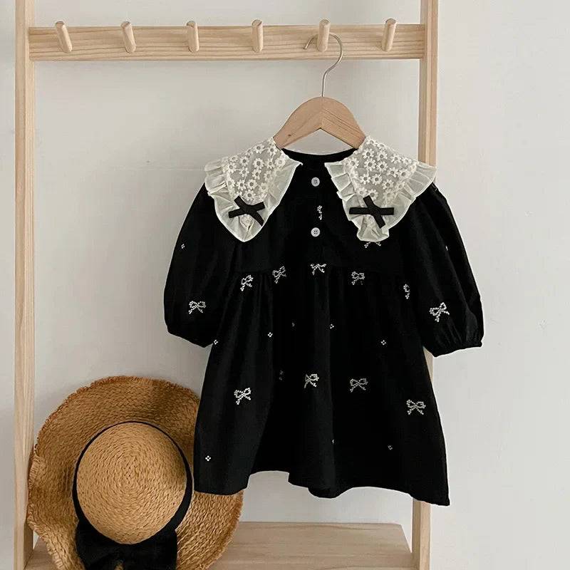 Mini Fashion™ - Märchen&Stil - Baby-Jurken Schwarz / 120 (5-6 Jahre) | Pädagogisches Holzspielzeug von Mein Kleines Baby