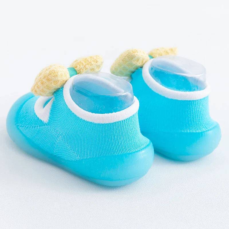 Mini Fashion™ - Nie wieder ausrutschen - Antirutschsocken Blau / 20 (6-12 Monate) | Pädagogisches Holzspielzeug von Mein Kleines Baby