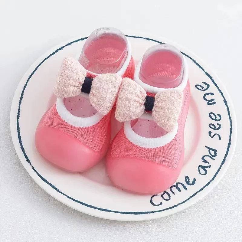 Mini Fashion™ - Nie wieder ausrutschen - Antirutschsocken Rosa / 20 (6-12 Monate) | Pädagogisches Holzspielzeug von Mein Kleines Baby