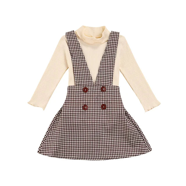 Mini Fashion™ - Niedlich und stilvoll - Zweiteiliges Kleidungsset Beige / 104 (3 - 4 Jahre) | Pädagogisches Holzspielzeug von Mein Kleines Baby