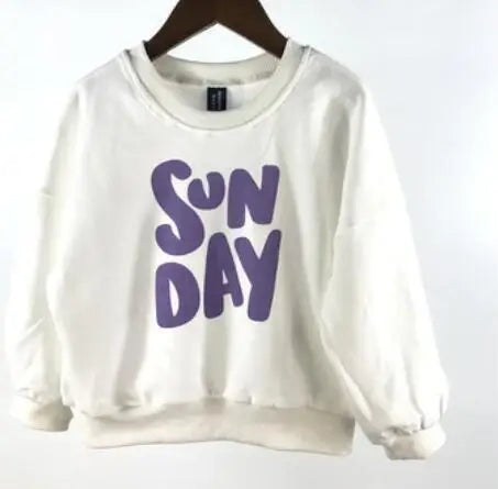 Mini Fashion™ - Niedliche Drucke - Pulli Wit / 100 (3 jaar) | Pädagogisches Holzspielzeug von Mein Kleines Baby
