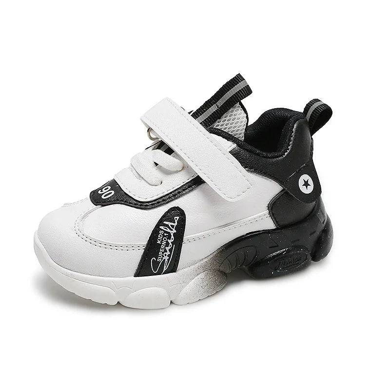 Mini Fashion™ - Rutschfeste Sohle - Freizeit-Sneakers Schwarz / 20 (6-12 Monate) | Pädagogisches Holzspielzeug von Mein Kleines Baby