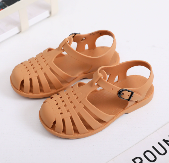 Mini Fashion™ - Sandalen (Badeschuhe) Kupfer / 28 (4-5 Jahre) | Pädagogisches Holzspielzeug von Mein Kleines Baby