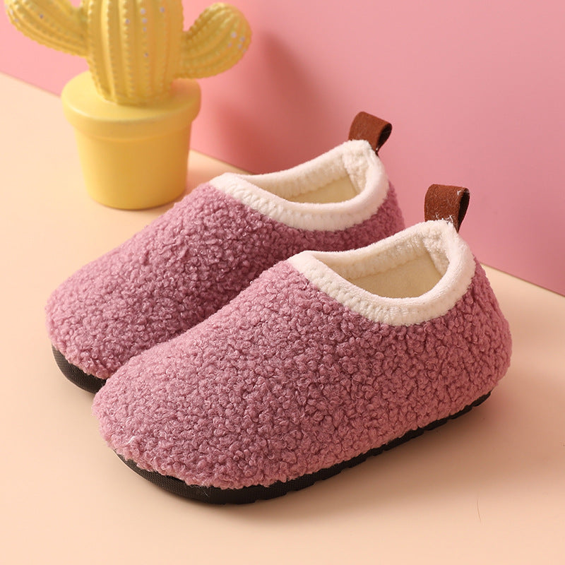 Mini Fashion™ - Schön warm und bequem - Hausschuhe Lila / 28-29 (3-4 Jahre) | Pädagogisches Holzspielzeug von Mein Kleines Baby