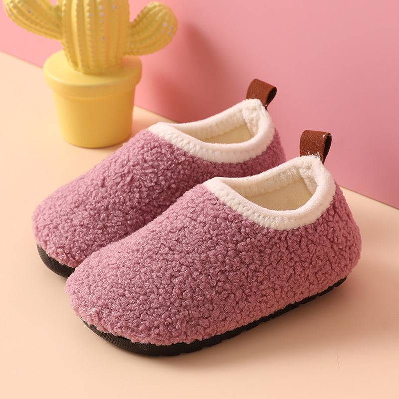 Mini Fashion™ - Schön warm und bequem - Hausschuhe Lila / 28-29 (3-4 Jahre) | Pädagogisches Holzspielzeug von Mein Kleines Baby
