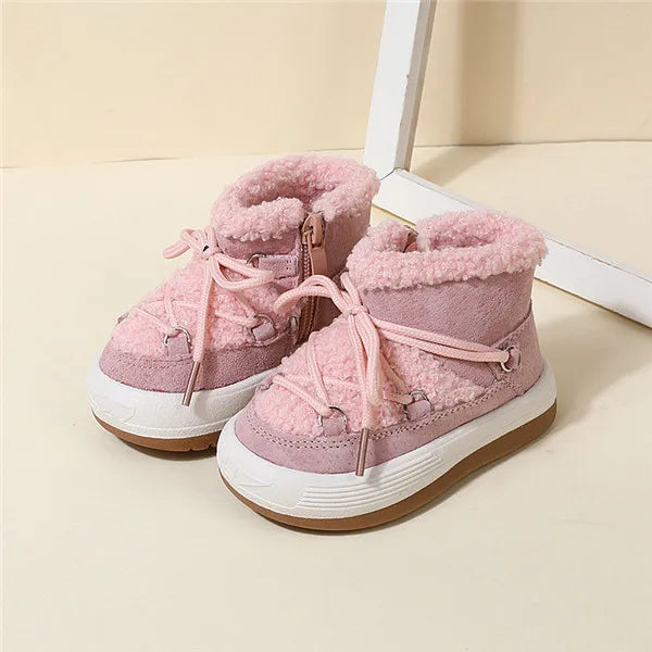 Mini Fashion™ - Skridsikre såler - Vinterstøvler Lyserød / 30 (7-8 År) | Pädagogisches Holzspielzeug von Mein Kleines Baby