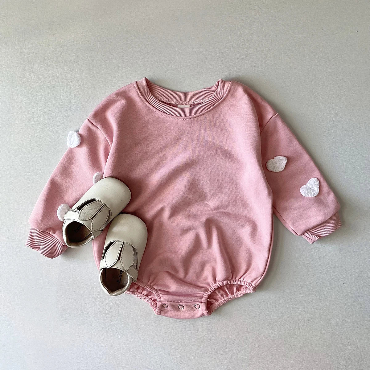 Mini Fashion™ - Søde Prints - Langærmet Body Lyserød / 86 (12-18 måneder) | Pädagogisches Holzspielzeug von Mein Kleines Baby